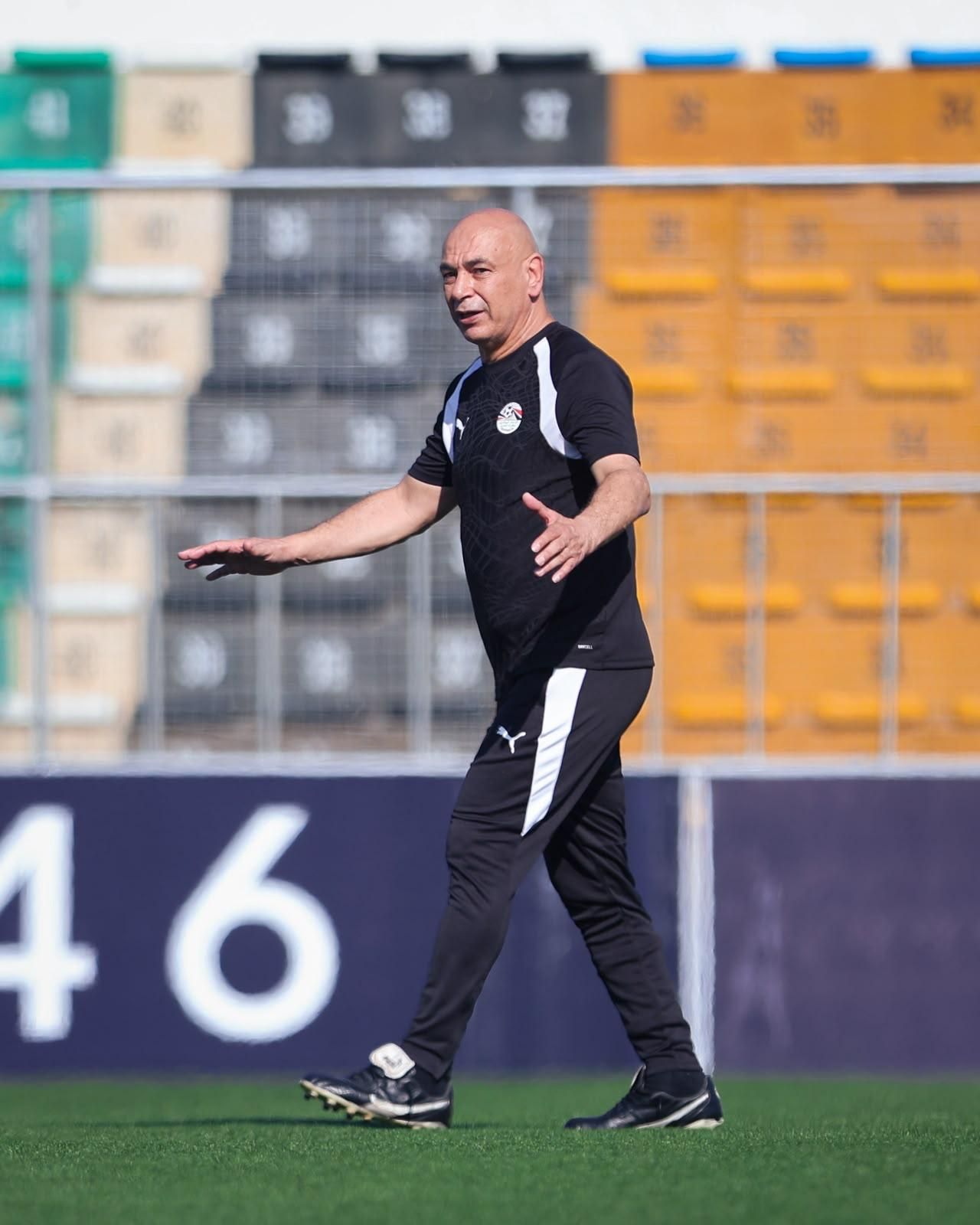 منتخب مصر ينهي تدريباته استعدادا لمواجهة جنوب السودان غدا.. صور