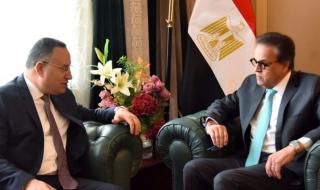 وزيرا الصحة والتعليم العالي يبحثان تعزيز التعاون الاستراتيجي لدعم منظومة التأمين الصحي الشامل