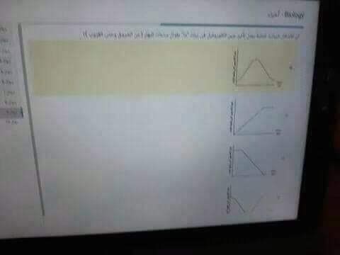 امتحان الاحياء اولى ثانوى .. تسريب امتحان الاحياء امتحان الاحياء للصف الاول الثانوي 2019 