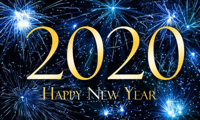 صور ورسائل تهنئة بالعام الميلادي الجديد Happy New Year 2020 بطاقات السنة الجديدة تهنئة الأهل...