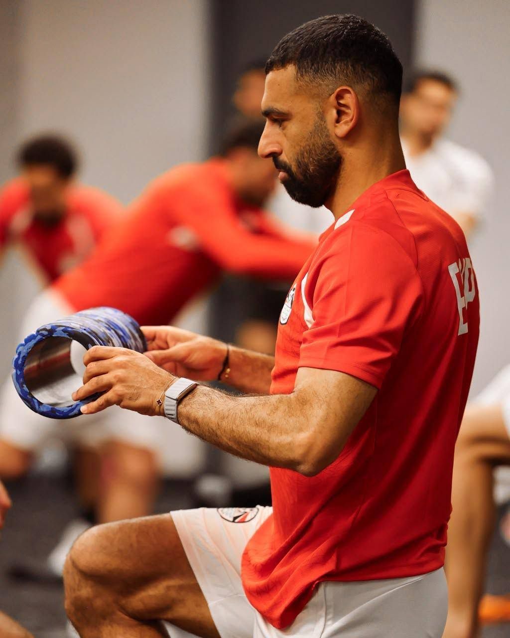 تدريبات بدنية واستشفائية لمنتخب مصر استعدادًا لكأس العالم 2026.. صور