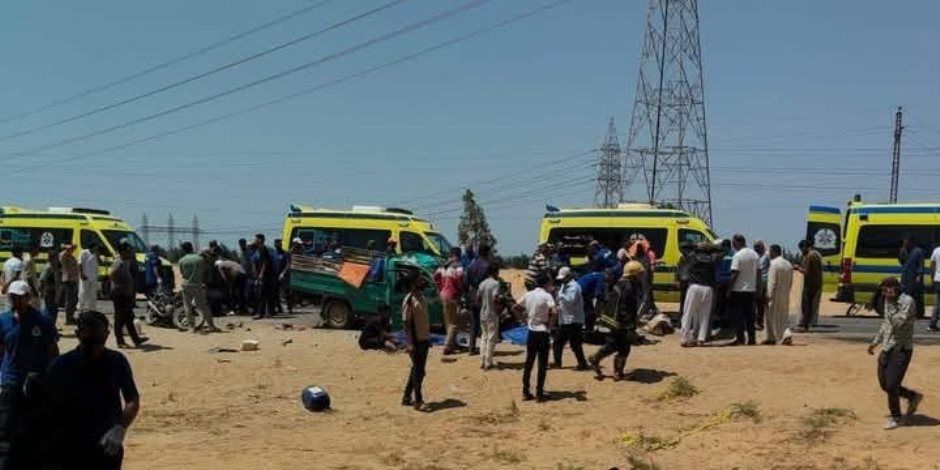 خروج أول جثمان من ضحايا حادث الدواويس بالإسماعيلية إلى مسقط رأسها بالشرقية