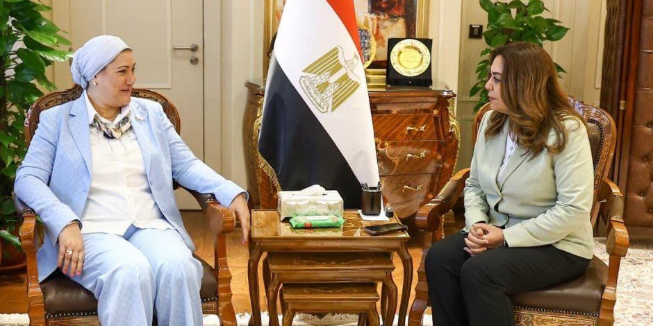 وزيرة التنمية المحلية والبيئة تبحث مع رئيسة المجلس القومي للأمومة والطفولة تعزيز منظومة حماية الطفل بالمحافظات