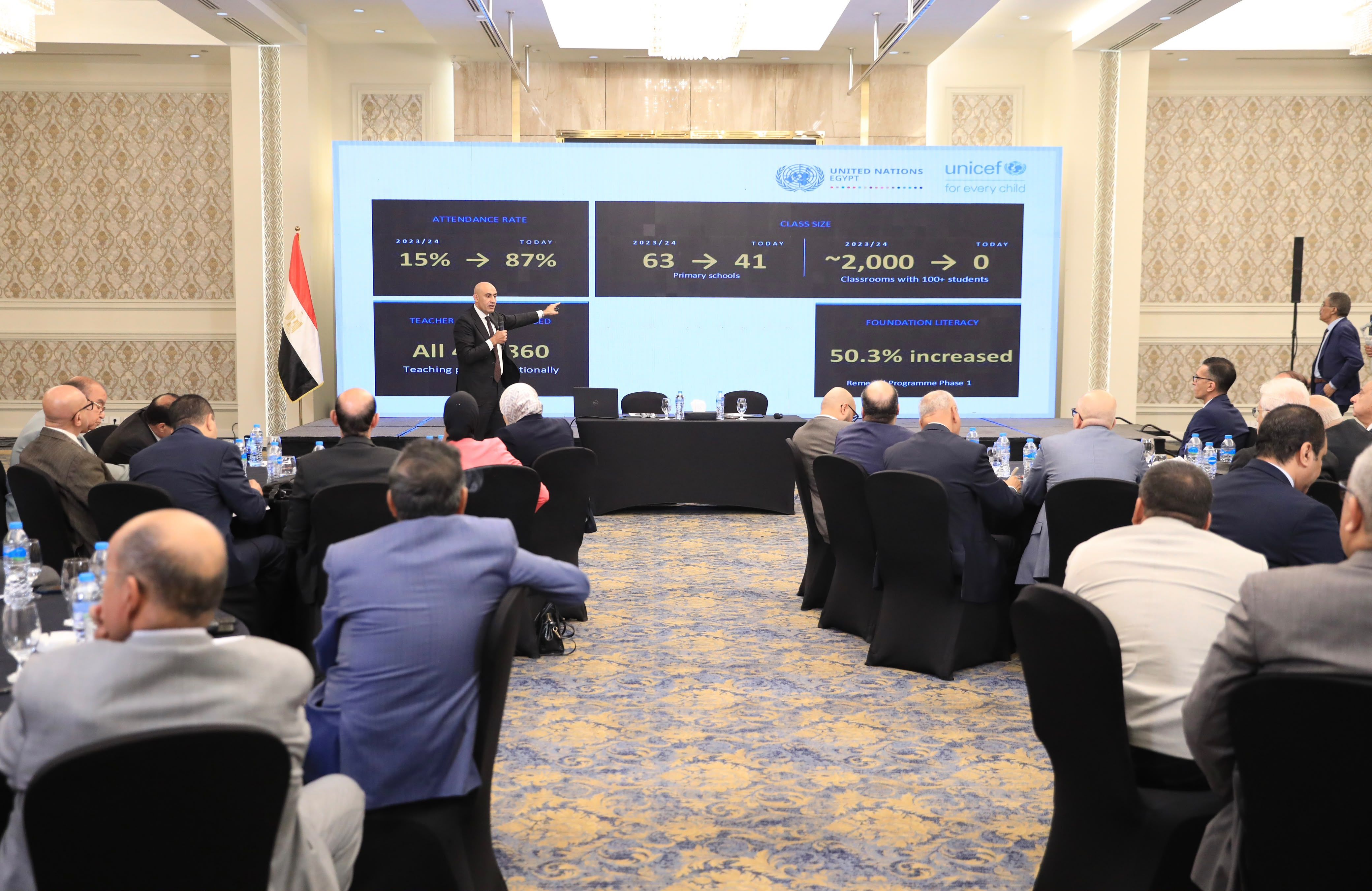 بحضور رؤساء تحرير وإعلاميين.. وزير التربية والتعليم يستعرض "رؤية للحاضر وآفاق المستقبل"