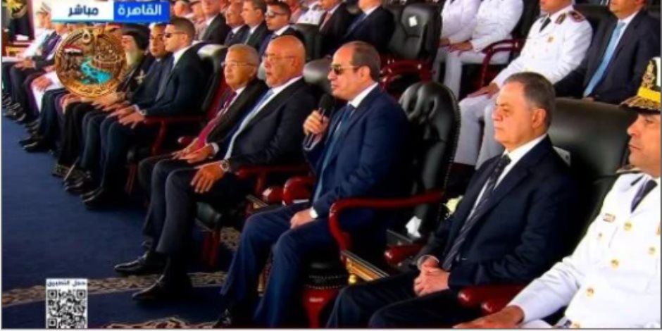 الرئيس السيسى يهنئ الخريجين الجدد من أكاديمية الشرطة وأسرهم