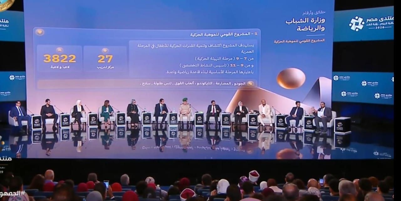 خلال منتدى مصر 2026.. وزير الشباب يكشف خطة اكتشاف المواهب وتوسيع فرص الرياضة وتمكين الشباب