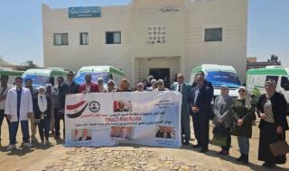 جامعة العريش تطلق قافلة شاملة للإصحاح البيئي والطبي والبيطري بمدينة الحسنة بوسط سيناء