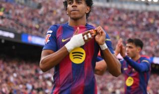 إنتهاء الشوط الأول بتقدم برشلونة على الأهلي 2-0 بكأس خوان جامبر