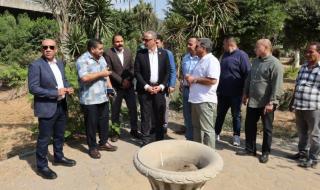 محافظ الجيزة يتفقد حديقتي أكتوبر والطفل بالعجوزة لبحث تطويرهما